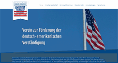 Desktop Screenshot of amerika-gesellschaft.de